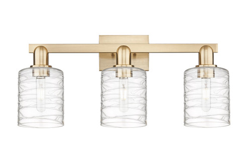 Arcadia Three Light Bath Vanity in Champagne Bronze (405|7163WCBG1113)