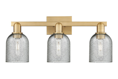 Arcadia Three Light Bath Vanity in Brushed Brass (405|7163WBBG257)