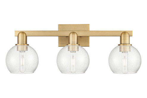 Arcadia Three Light Bath Vanity in Brushed Brass (405|7163WBBG1246)