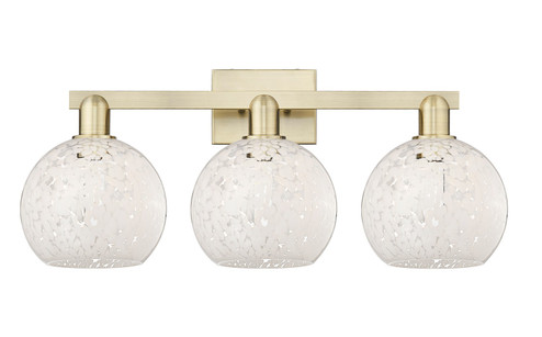 Arcadia Three Light Bath Vanity in Brushed Brass (405|7163WBBG12168WM)