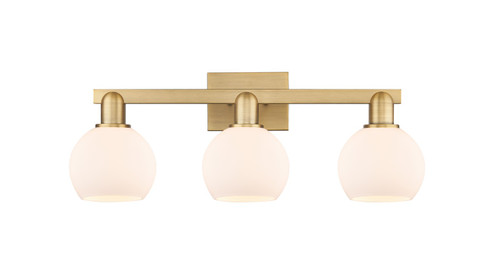 Arcadia Three Light Bath Vanity in Brushed Brass (405|7163WBBG1216)