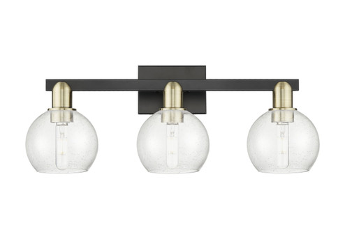 Arcadia Three Light Bath Vanity in Black Antique Brass (405|7163WBABG1246)