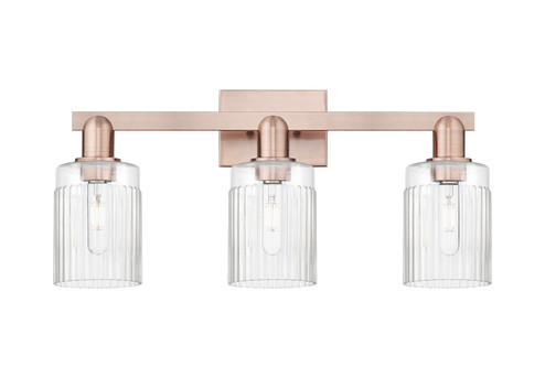 Arcadia Three Light Bath Vanity in Antique Copper (405|7163WACG342)
