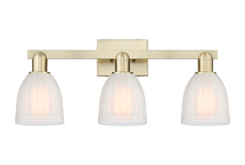 Arcadia Three Light Bath Vanity in Antique Brass (405|7163WABG441)