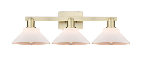 Arcadia Three Light Bath Vanity in Antique Brass (405|7163WABG131)