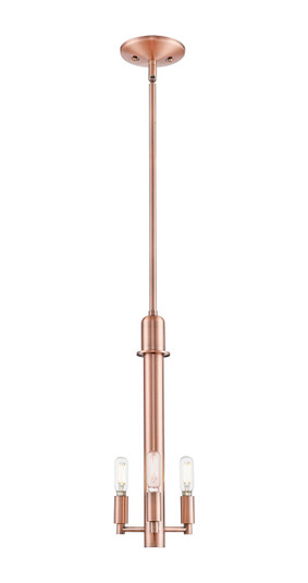 Arcadia Three Light Mini Pendant in Antique Brass (405|7163SAC)