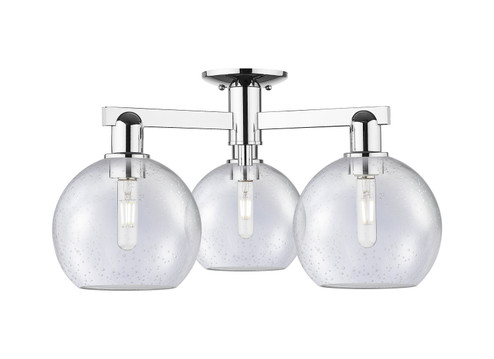Arcadia Three Light Semi-Flush Mount in Polished Chrome (405|7163FPCG1248)