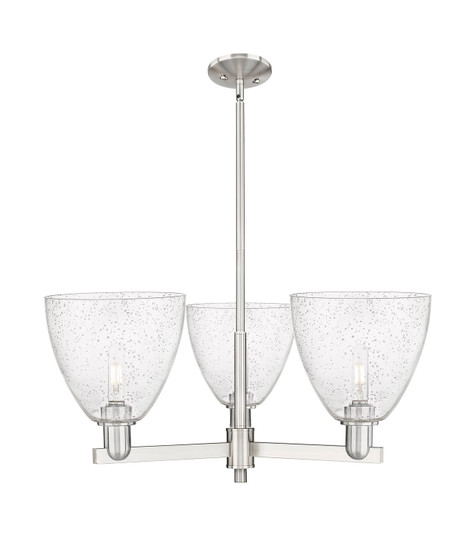 Arcadia Three Light Pendant in Satin Nickel (405|7163CRSNGBD94)