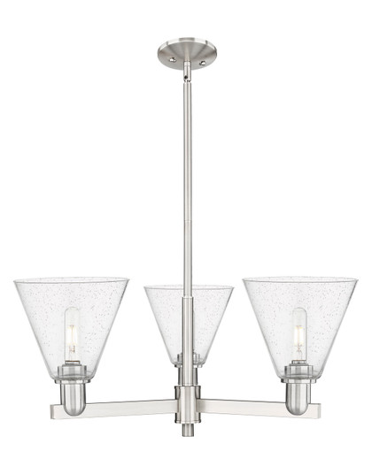 Arcadia Three Light Pendant in Satin Nickel (405|7163CRSNGBC84)