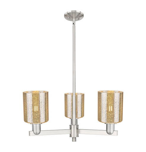 Arcadia Three Light Pendant in Satin Nickel (405|7163CRSNG116)