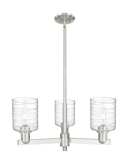 Arcadia Three Light Pendant in Satin Nickel (405|7163CRSNG1113)