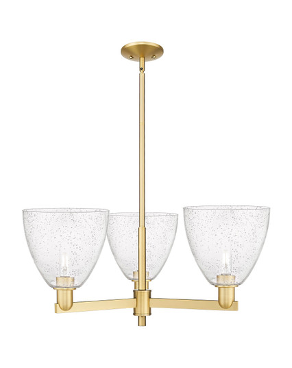 Arcadia Three Light Pendant in Satin Gold (405|7163CRSGGBD94)
