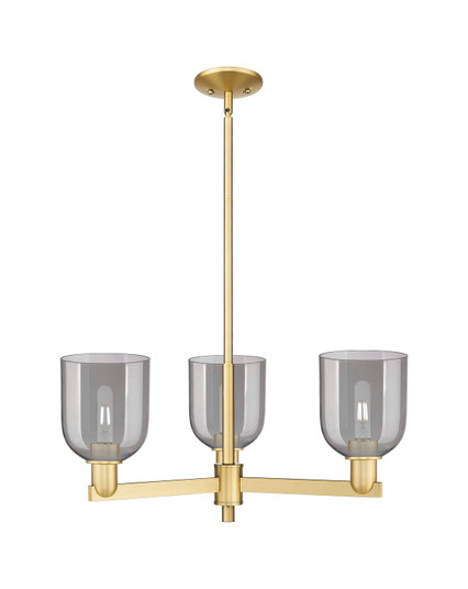 Arcadia Three Light Pendant in Satin Gold (405|7163CRSGG5586SM)