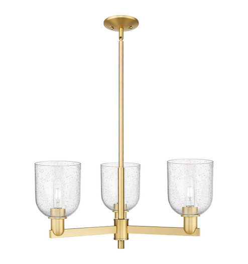 Arcadia Three Light Pendant in Satin Gold (405|7163CRSGG5586SDY)