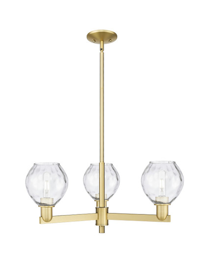 Arcadia Three Light Pendant in Satin Gold (405|7163CRSGG362)