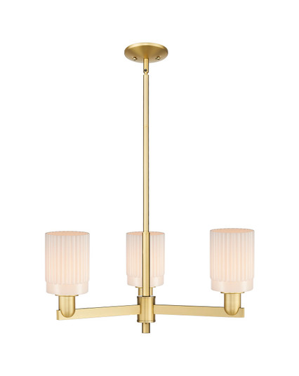 Arcadia Three Light Pendant in Satin Gold (405|7163CRSGG341)