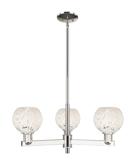 Arcadia Three Light Pendant in Polished Nickel (405|7163CRPNG12166WM)
