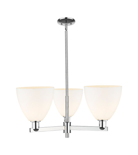 Arcadia Three Light Pendant in Polished Chrome (405|7163CRPCGBD91)