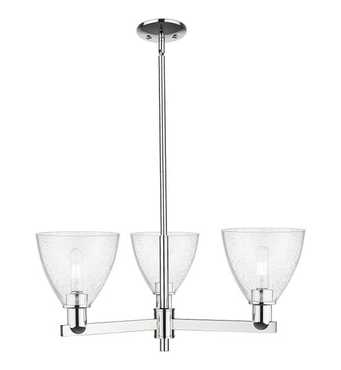 Arcadia Three Light Pendant in Polished Chrome (405|7163CRPCGBD754)