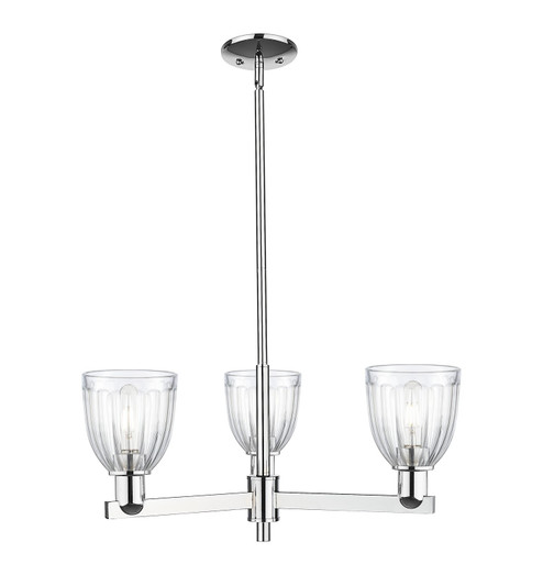 Arcadia Three Light Pendant in Polished Chrome (405|7163CRPCG442)