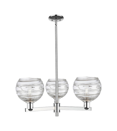 Arcadia Three Light Pendant in Polished Chrome (405|7163CRPCG12138CL)