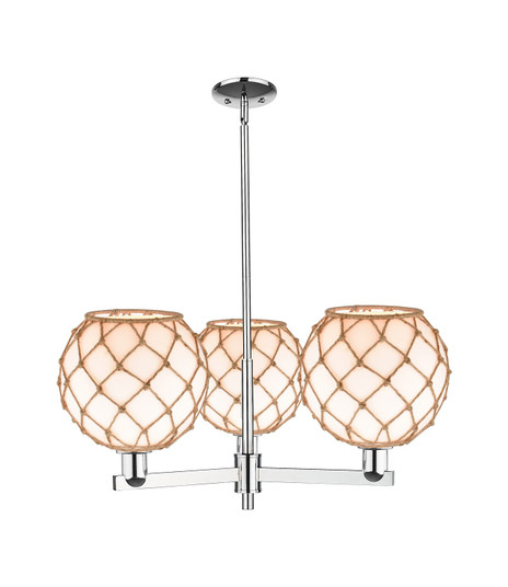 Arcadia Three Light Pendant in Polished Chrome (405|7163CRPCG12110RB)