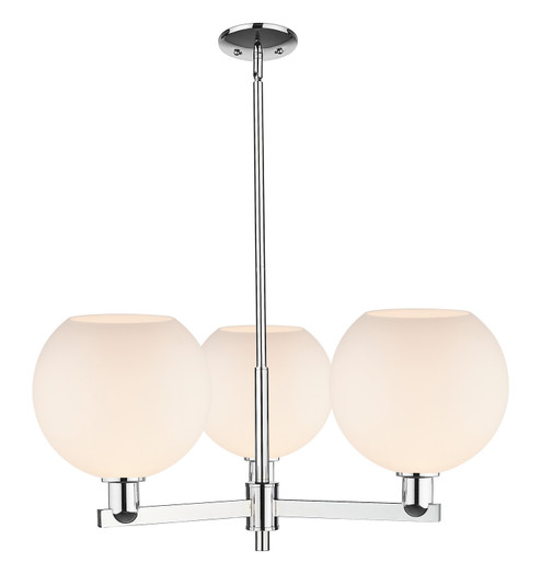 Arcadia Three Light Pendant in Polished Chrome (405|7163CRPCG12110)