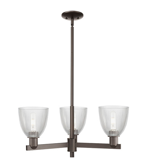 Arcadia Three Light Pendant in Oil Rubbed Bronze (405|7163CROBG382)