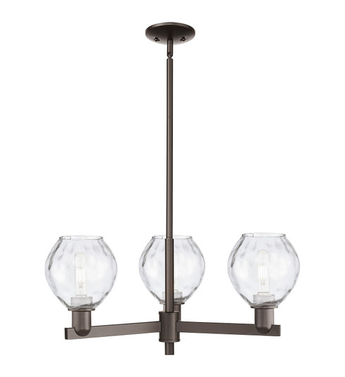 Arcadia Three Light Pendant in Oil Rubbed Bronze (405|7163CROBG362)