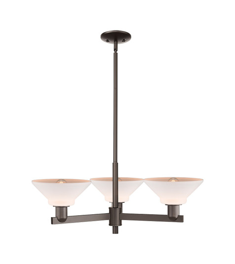 Arcadia Three Light Pendant in Oil Rubbed Bronze (405|7163CROBG131)