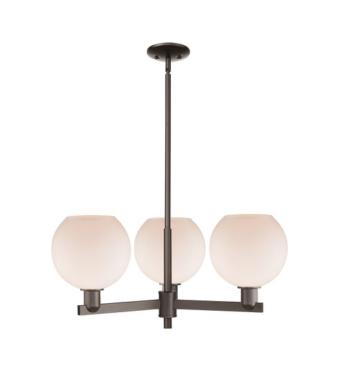Arcadia Three Light Pendant in Oil Rubbed Bronze (405|7163CROBG1218)
