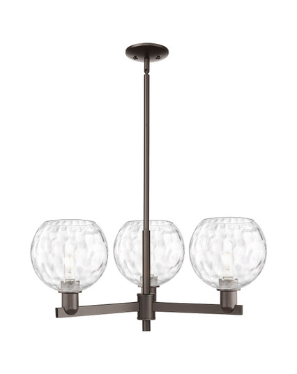 Arcadia Three Light Pendant in Oil Rubbed Bronze (405|7163CROBG12158)