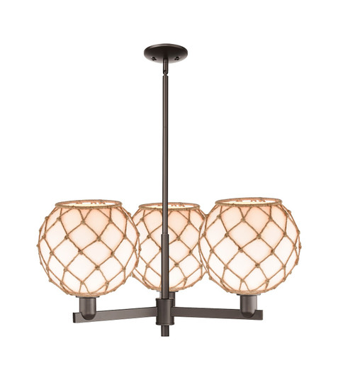 Arcadia Three Light Pendant in Oil Rubbed Bronze (405|7163CROBG12110RB)