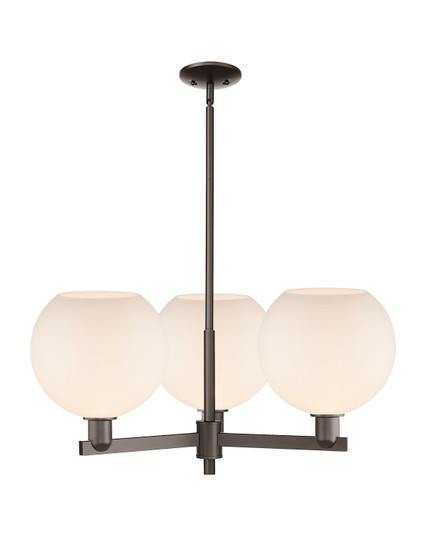Arcadia Three Light Pendant in Oil Rubbed Bronze (405|7163CROBG12110)