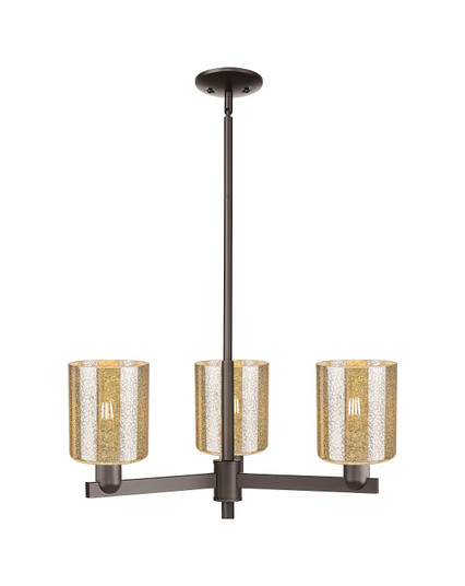 Arcadia Three Light Pendant in Oil Rubbed Bronze (405|7163CROBG116)
