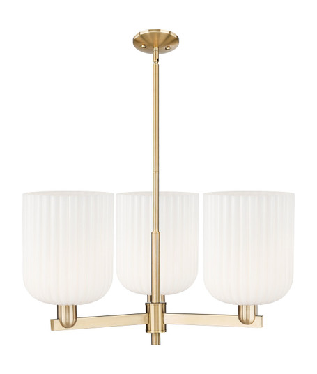 Arcadia Three Light Pendant in Champagne Bronze (405|7163CRCBG5598GWH)