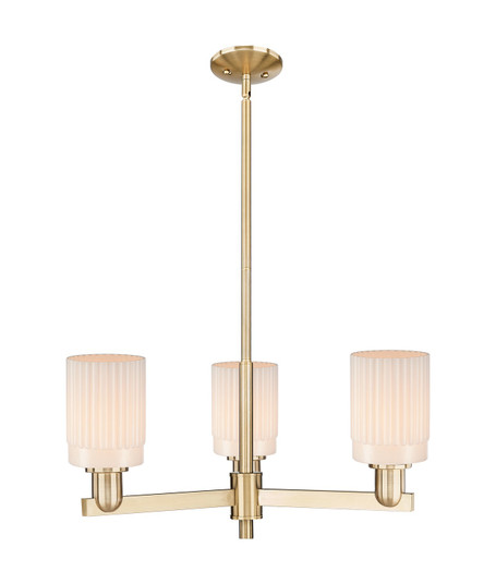 Arcadia Three Light Pendant in Champagne Bronze (405|7163CRCBG341)