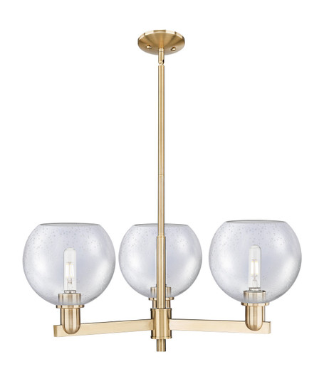 Arcadia Three Light Pendant in Champagne Bronze (405|7163CRCBG1248)