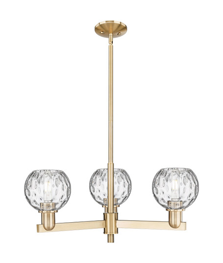 Arcadia Three Light Pendant in Champagne Bronze (405|7163CRCBG12156)