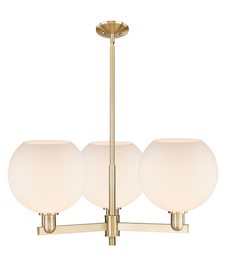Arcadia Three Light Pendant in Champagne Bronze (405|7163CRCBG12110)