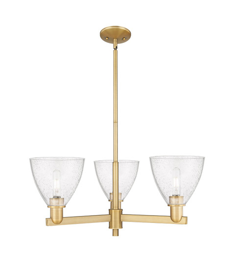 Arcadia Three Light Pendant in Brushed Brass (405|7163CRBBGBD754)