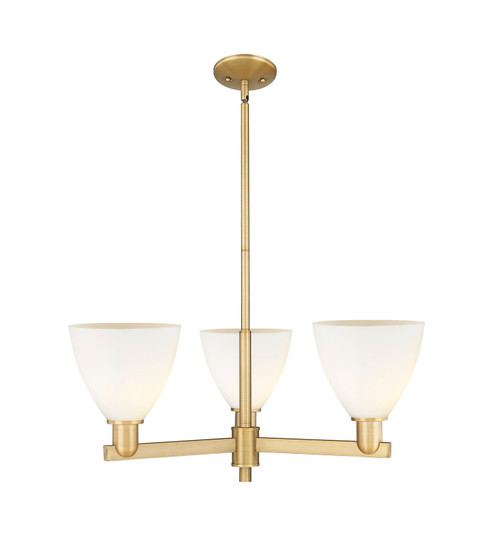 Arcadia Three Light Pendant in Brushed Brass (405|7163CRBBGBD751)