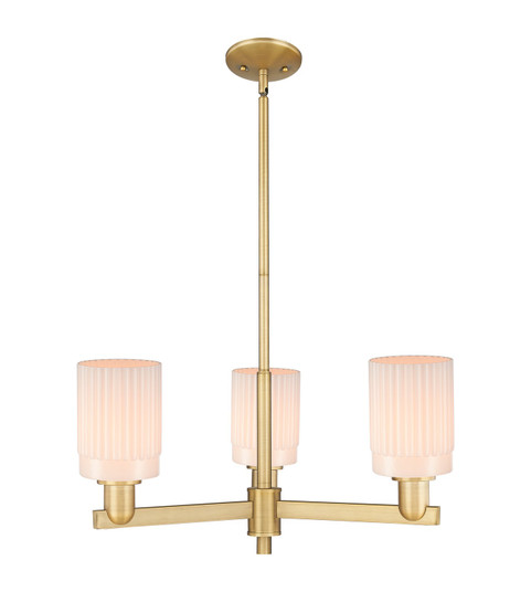 Arcadia Three Light Pendant in Brushed Brass (405|7163CRBBG341)