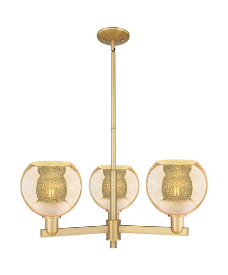 Arcadia Three Light Pendant in Brushed Brass (405|7163CRBBG1288)