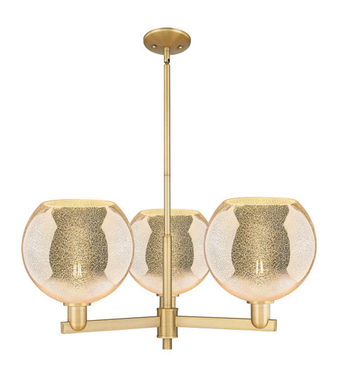 Arcadia Three Light Pendant in Brushed Brass (405|7163CRBBG12810)