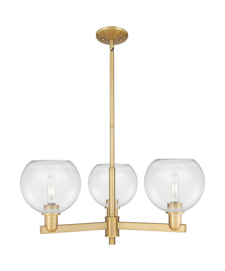 Arcadia Three Light Pendant in Brushed Brass (405|7163CRBBG1228)