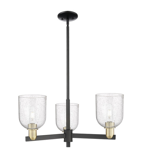 Arcadia Three Light Pendant in Black Antique Brass (405|7163CRBABG5586SDY)