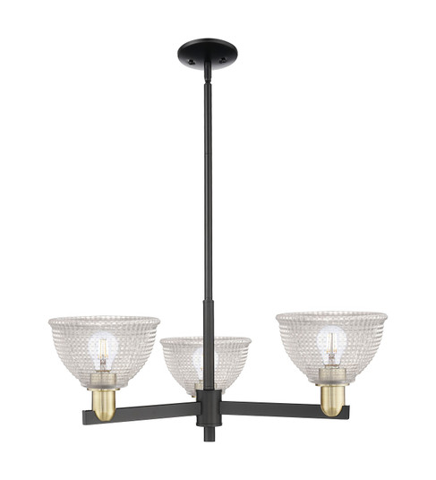 Arcadia Three Light Pendant in Black Antique Brass (405|7163CRBABG422)