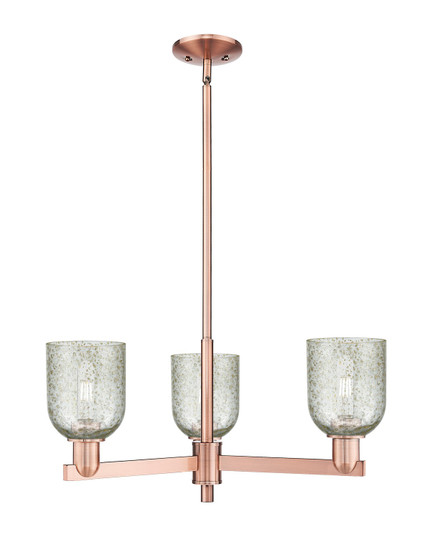 Arcadia Three Light Pendant in Antique Copper (405|7163CRACG259)
