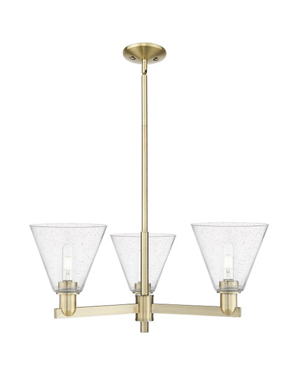 Arcadia Three Light Pendant in Antique Brass (405|7163CRABGBC84)